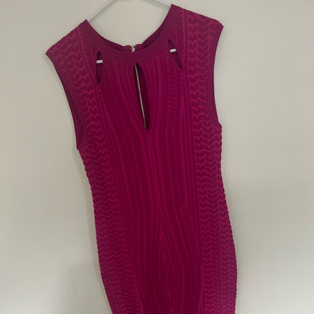Hot pink Bebe dress